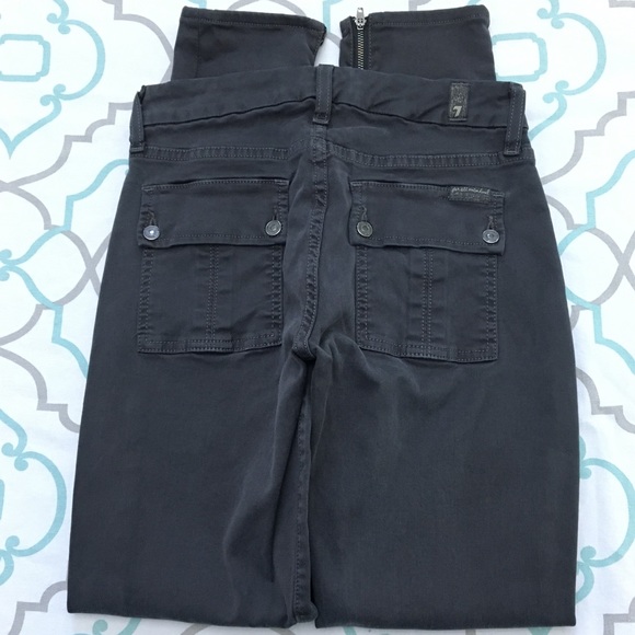 ๐๐CUTE! 7FAM CARGO ZIPPER SKINNY๐๐25(0) 28.5โ - Picture 2 of 8